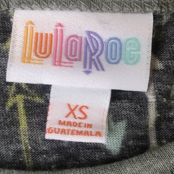 Lularoe Randy Women’s 3/4 Sleeve Raglan Tee Gray/charcoal Colorful Arrows NWT - Picture 3 of 13